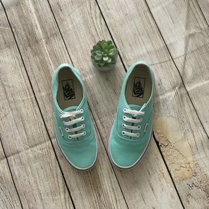 Mint green Vans